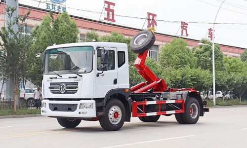 Мусоровоз с крюком Dongfeng D9